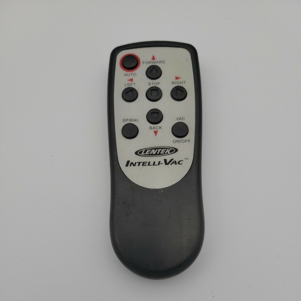 Lentek Intelli-Vac Robotic Vacuum Remote Control Replacement Black Silver